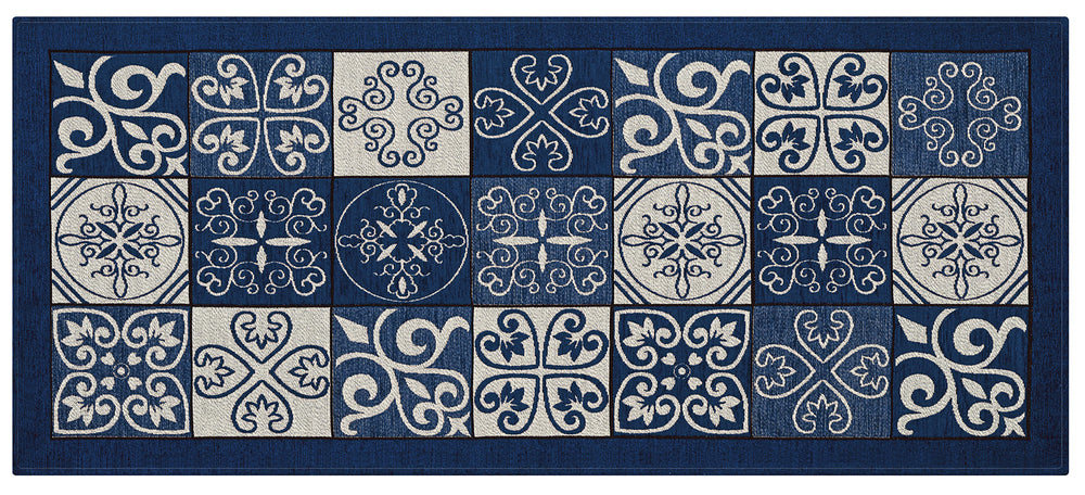 Tappeto MAIOLICA blu
