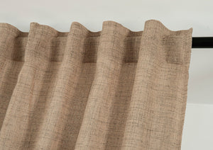Tenda Semi-oscurante effetto lino LEROY con passanti posteriori