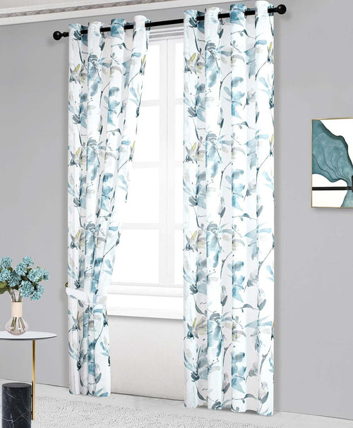 Tenda semi-oscurante NANCY con motivo floreale acquerello